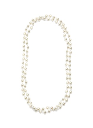Main View - Click To Enlarge - BUTLER & WILSON - Beaded pearl long necklace