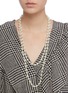 Figure View - Click To Enlarge - BUTLER & WILSON - Beaded pearl long necklace