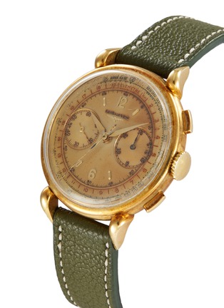 Detail View - Click To Enlarge - LANE CRAWFORD VINTAGE WATCHES - Longines Chrono 30CH gold watch