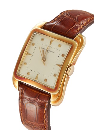 Detail View - Click To Enlarge - LANE CRAWFORD VINTAGE WATCHES - Vacheron & Constantin Cioccolatone yellow gold 4822 watch