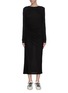 Main View - Click To Enlarge - NINETY PERCENT - 'Gauge and Tuck' single jersey dress