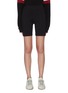 Main View - Click To Enlarge - NINETY PERCENT - High waist ponte jersey cycling shorts
