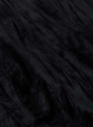 Detail View - Click To Enlarge - NINETY PERCENT - Sustainable velour V-neck dress