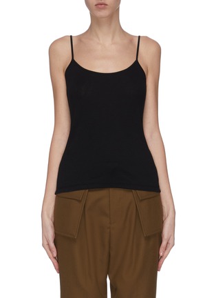 Main View - Click To Enlarge - NINETY PERCENT - Organic cotton fitted rib camisole