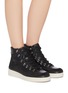 Figure View - Click To Enlarge - VINCE - 'Soren' Lace Up Suede Leather Ankle Boots