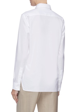 Back View - Click To Enlarge - ACNE STUDIOS - Face patch oxford shirt