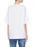 Back View - Click To Enlarge - ACNE STUDIOS - Face print oversized T-shirt