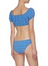 Back View - Click To Enlarge - LISA MARIE FERNANDEZ - 'Leandra' square neck checked bikini set