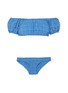 Main View - Click To Enlarge - LISA MARIE FERNANDEZ - 'Leandra' square neck checked bikini set