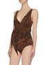 Front View - Click To Enlarge - LISA MARIE FERNANDEZ - 'Dree Louise' tiger print swimsuit