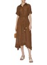 Figure View - Click To Enlarge - LISA MARIE FERNANDEZ - Sheer belted shirt dress