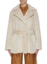 Main View - Click To Enlarge - VINCE - Belted faux fur coat