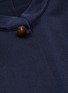 Detail View - Click To Enlarge - VINCE - Mandarin collar string tie silk satin dress