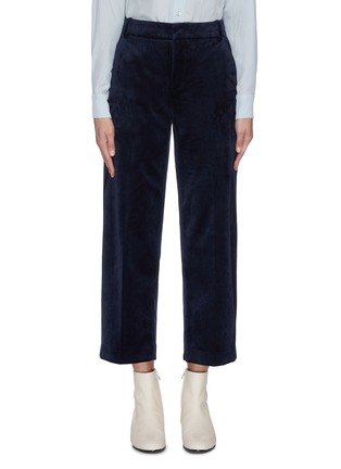 Main View - Click To Enlarge - VINCE - Velvet cropped pants