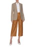 Figure View - Click To Enlarge - VINCE - Pleated shoulder blouse