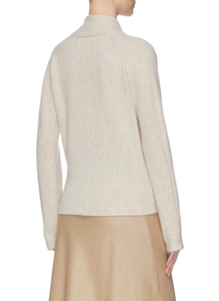 Back View - Click To Enlarge - VINCE - Wrap front knit sweater