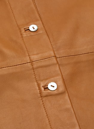  - VINCE - Lambskin leather shirt