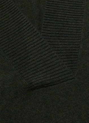  - VINCE - Shawl collar cashmere wool blend sweater