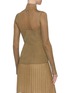 Back View - Click To Enlarge - VINCE - Metallic ribbed mock neck