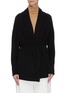 Main View - Click To Enlarge - VINCE - Drape front belted cardigan