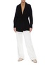 Figure View - Click To Enlarge - VINCE - Drape front belted cardigan