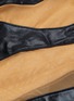  - NORMA KAMALI - Mesh panel leather one-piece swimsuit