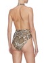 Back View - Click To Enlarge - NORMA KAMALI - 'Marissa' snake print one-piece swimsuit