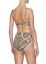 Back View - Click To Enlarge - NORMA KAMALI - Snake print high waisted bikini bottoms