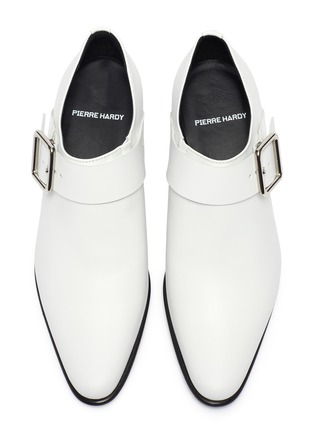 Detail View - Click To Enlarge - PIERRE HARDY - 'Joni' calfskin leather loafers