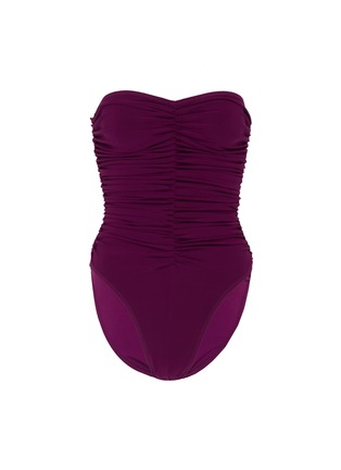Main View - Click To Enlarge - NORMA KAMALI - 'Marissa' ruched one-piece swimsuit