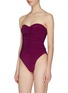 Figure View - Click To Enlarge - NORMA KAMALI - 'Marissa' ruched one-piece swimsuit