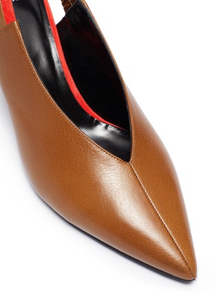 Detail View - Click To Enlarge - PIERRE HARDY - 'Alpha' slingback block heel shoes