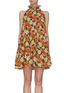 Main View - Click To Enlarge - RHODE RESORT - 'Billy' floral print ruffle halter neck dress