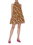 Figure View - Click To Enlarge - RHODE RESORT - 'Billy' floral print ruffle halter neck dress