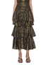 Main View - Click To Enlarge - RHODE RESORT - 'Anita' lurex tiered maxi skirt