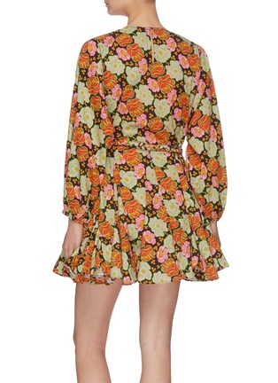 Back View - Click To Enlarge - RHODE RESORT - 'Ella' floral mini dress