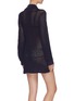 Back View - Click To Enlarge - SOLID & STRIPED - 'Safari' crochet knit shirt dress
