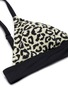  - SOLID & STRIPED - 'The Morgan' leopard print bikini top