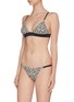 Figure View - Click To Enlarge - SOLID & STRIPED - 'The Morgan' leopard print bikini top