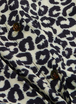  - SOLID & STRIPED - 'Cabana' leopard print shirt