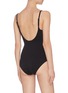 Back View - Click To Enlarge - SOLID & STRIPED - 'The Nina' leopard jacquard chain link one-piece swimsuit