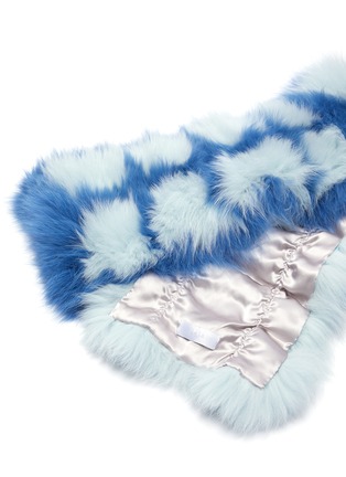 Detail View - Click To Enlarge - ISLA - 'Shadow Blue Frost Fox' full skin fur scarf