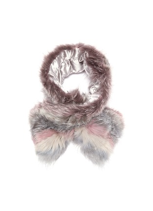 Main View - Click To Enlarge - ISLA - 'Shadow Blue frost 'Fox fur scarf