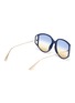 Figure View - Click To Enlarge - DIOR - 'Dior Direction 2' acetate front metal angular sunglasses
