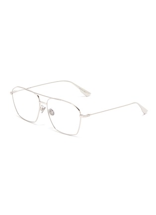 Main View - Click To Enlarge - DIOR - 'DiorStellaire O14F' metal frame aviator optical glasses