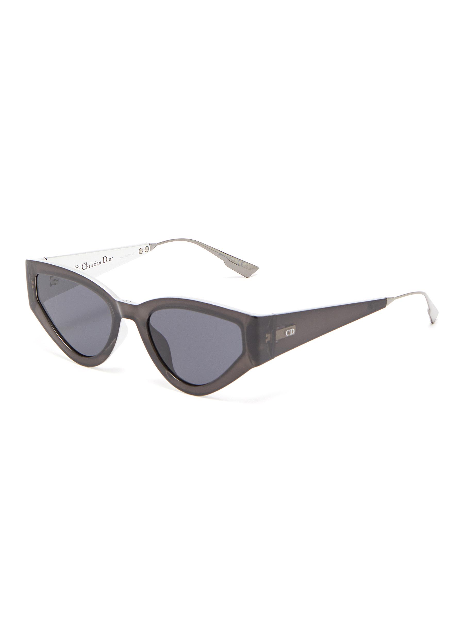 dior oversized cat eye sunglasses