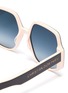 Detail View - Click To Enlarge - DIOR - 'DiorInsideOut1' acetate frame oversized square sunglasses