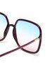 Detail View - Click To Enlarge - DIOR - 'DiorStellaire1' oversized square frame gradient lens sunglasses