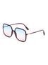 Main View - Click To Enlarge - DIOR - 'DiorStellaire1' oversized square frame gradient lens sunglasses