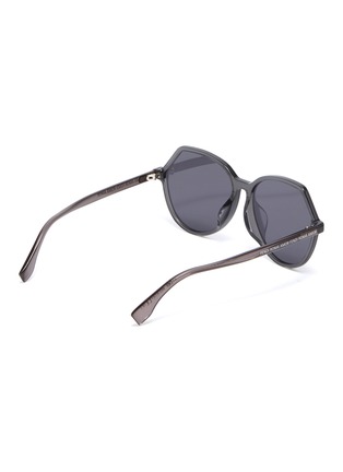 Figure View - Click To Enlarge - FENDI - Angular oversized sunglasses